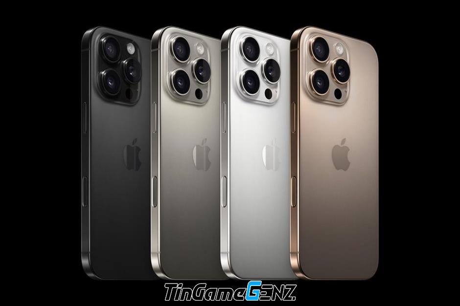 Khám Phá iPhone 16 Pro và 16 Pro Max: Màu Sắc Sang Trọng, Màn Hình Khủng, Giá Không Thay Đổi!