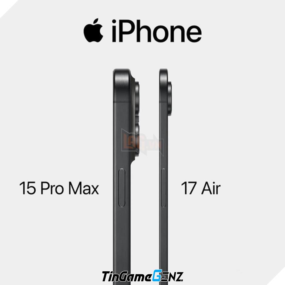 Khám Phá iPhone 17 Air: Thiết Kế Siêu Mỏng Kèm Cải Tiến Đột Phá Từ Apple