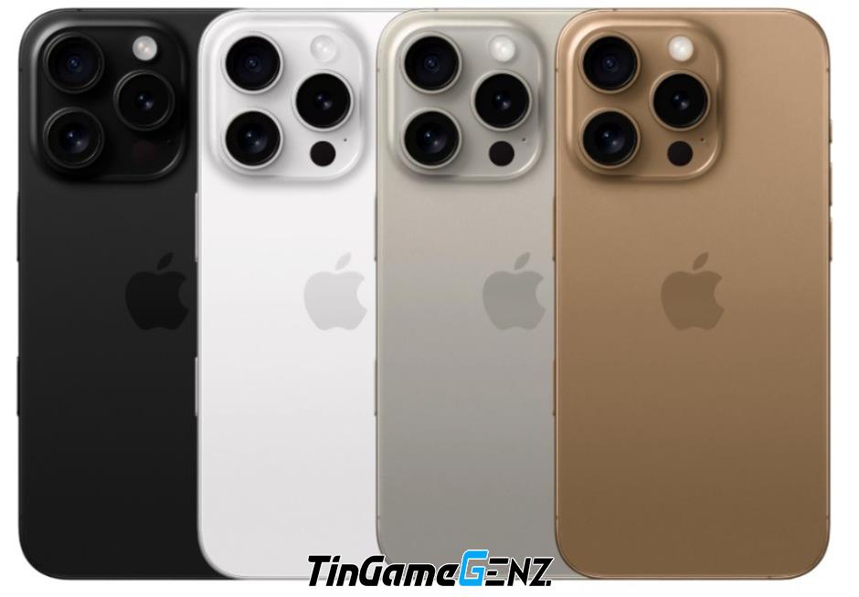 Khám Phá Màu Vàng Tuyệt Đẹp Của iPhone 16 Pro: Tính Năng Và Đặc Điểm Nổi Bật!