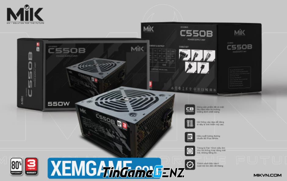 Khám Phá MIK C550B: Nguồn Máy Tính Tầm Trung Đáng Mua Nhất Năm 2023 Khám Phá MIK C550B: Nguồn Máy Tính Tầm Trung Đáng Mua Nhất Năm 2023