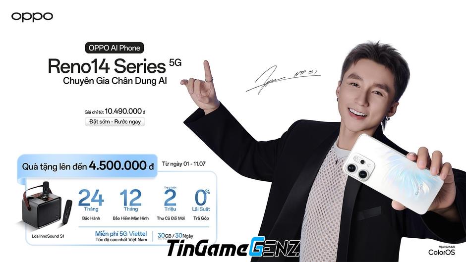 Khám Phá Reno14 Series: Thiết Kế Đuôi Cá Nổi Bật và Tính Năng AI Đột Phá Trong Ảnh Và Cuộc Sống!