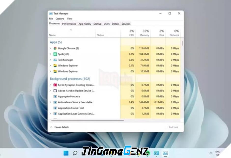 "Khám Phá Sức Mạnh Windows 11: Chỉ Cần 184MB RAM để Hoạt Động Mượt Mà"