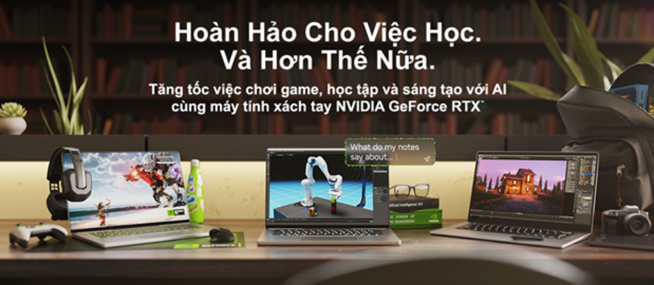 Khám Phá Trải Nghiệm Gaming Đỉnh Cao và Học Tập Hiệu Quả Với Laptop GeForce RTX Mùa "Back to School 2024"