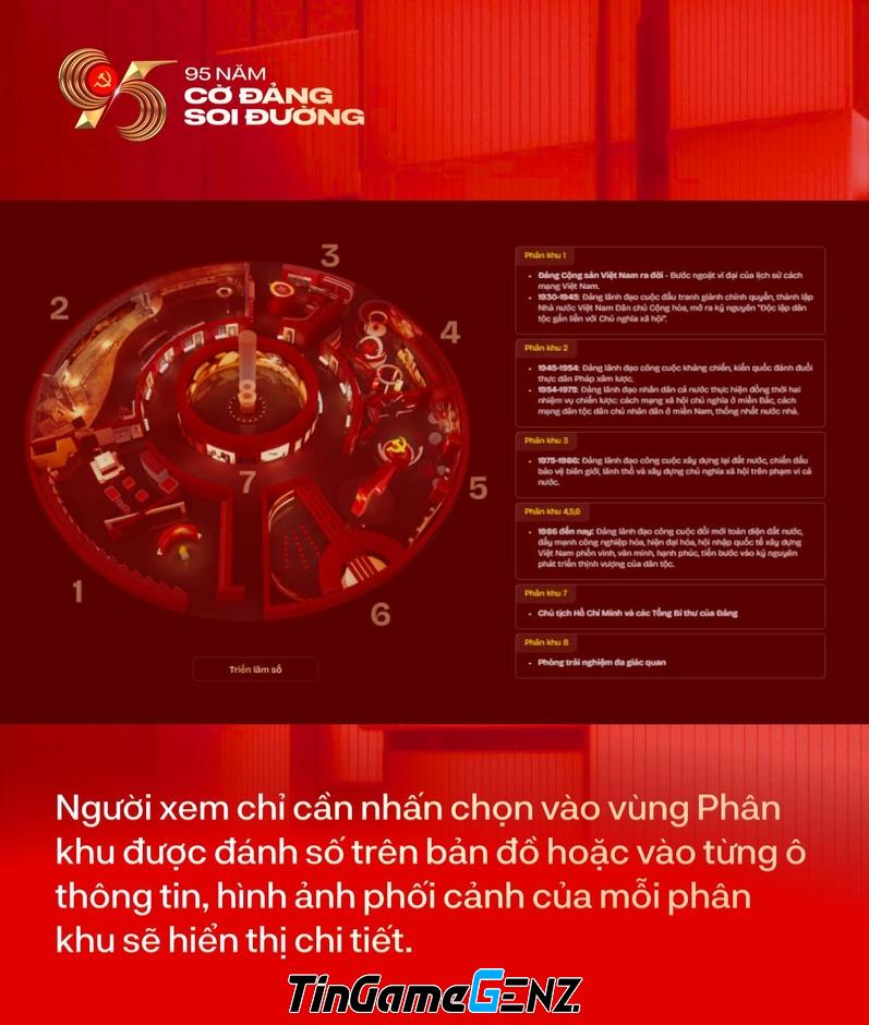 Khám Phá Triển Lãm “95 Năm Cờ Đảng Soi Đường”: Cánh Cổng Lịch Sử Dưới Công Nghệ Số Khám Phá Triển Lãm “95 Năm Cờ Đảng Soi Đường”: Cánh Cổng Lịch Sử Dưới Công Nghệ Số