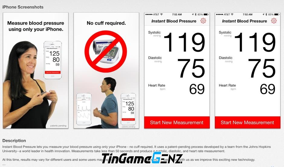 "Khám Phá Ứng Dụng Đo Huyết Áp Chân Thật Trên Android: Tại Sao Chưa Có Phiên Bản Dành Cho iPhone?"