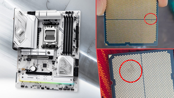 "Khám Phá Vấn Đề Lỗi Mainboard ASRock X870 với Ryzen 9 9950X: Người Dùng Cảnh Báo Vết Xám Bất Thường Trên Chân CPU"