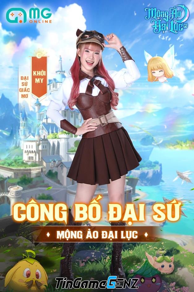 Khởi My hợp tác với game Mộng Ảo Đại Lục