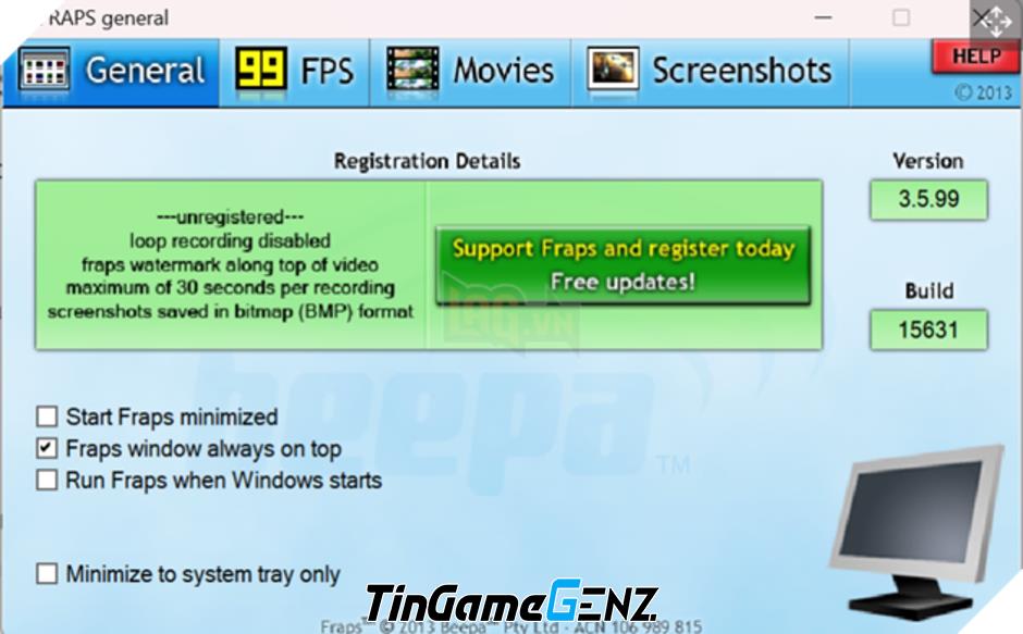 Kiểm tra FPS khi chơi game trên Windows