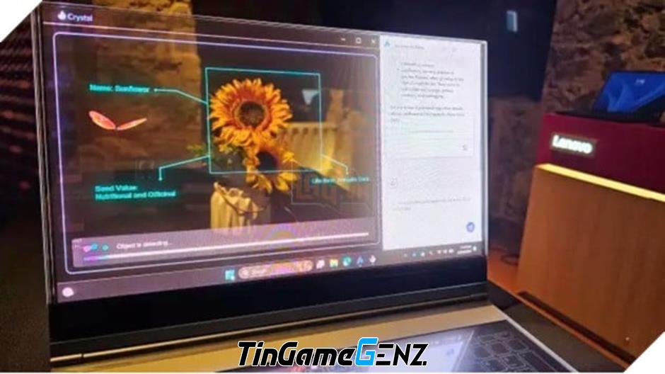 Lenovo ra mắt laptop màn hình trong suốt tại MWC 2024