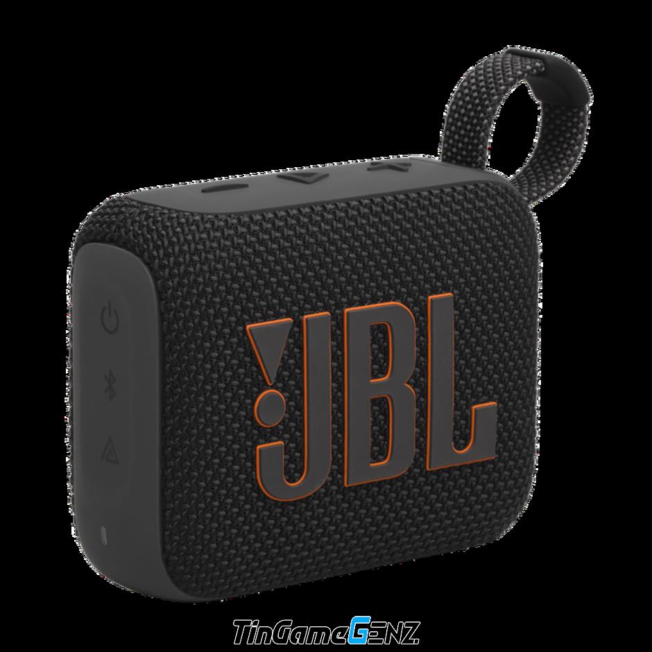 Loa di động JBL Go 4: Pin 7 giờ, ghép đôi được