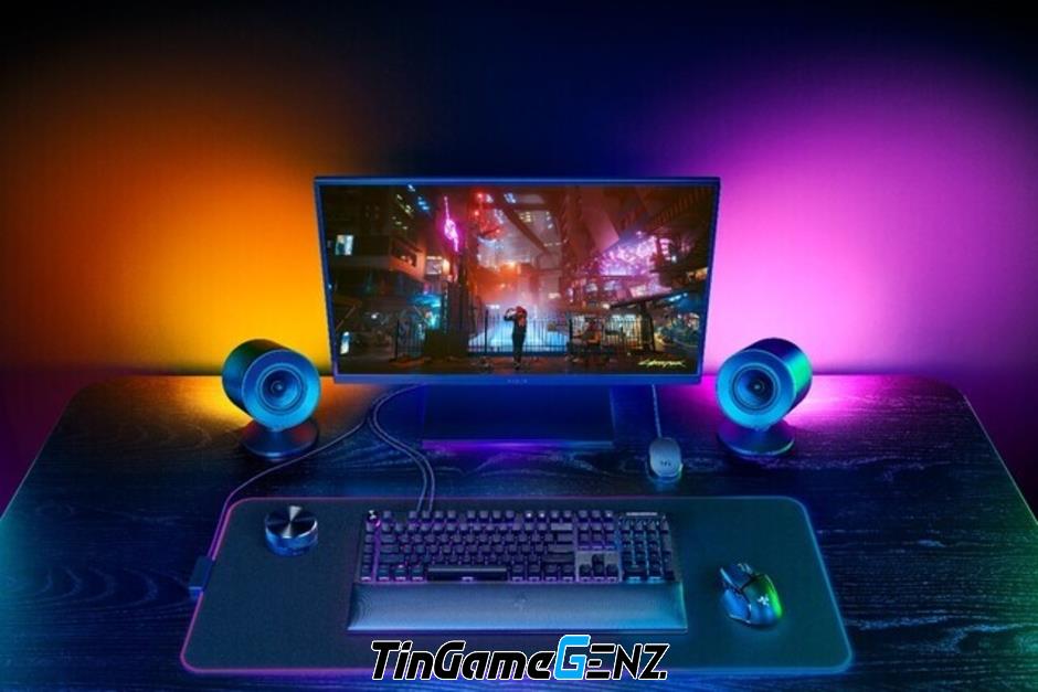 Loa Razer Nommo V2 Pro: Nâng tầm trải nghiệm chơi game với công nghệ hàng đầu của Razer.