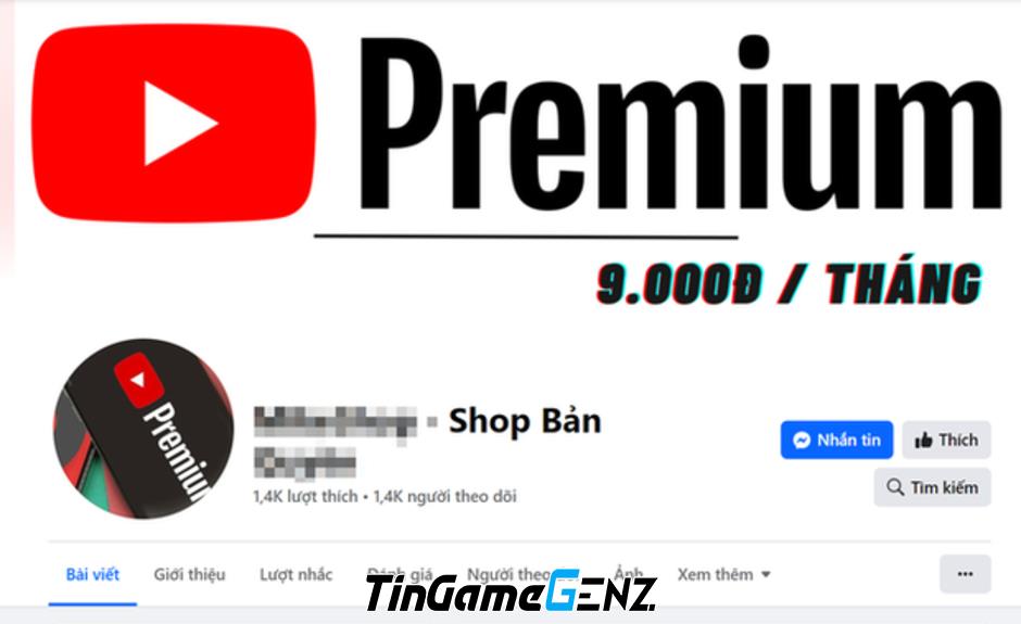 Lừa đảo mua YouTube Premium với giá 9K, nhiều người dùng Internet gặp rủi ro.