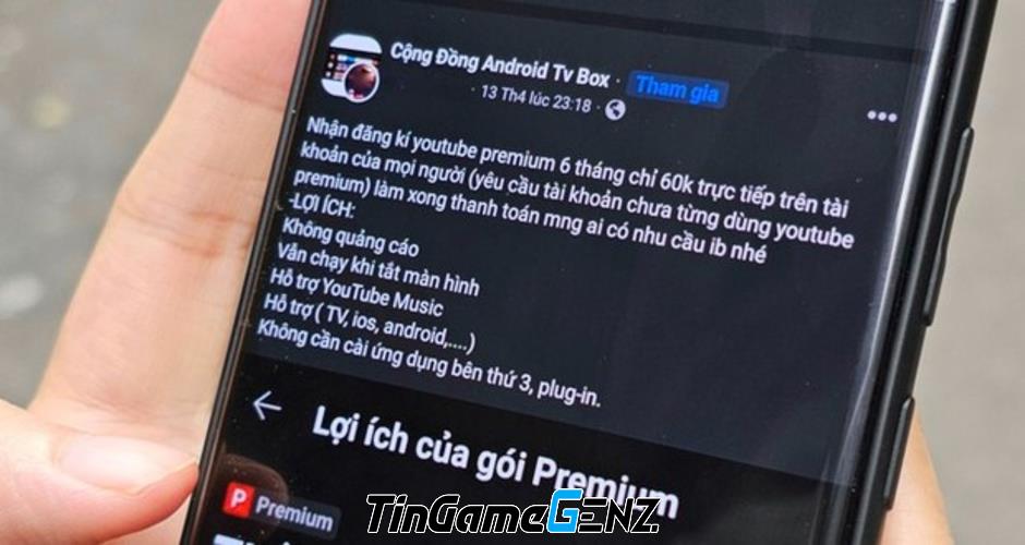 Lừa đảo mua YouTube Premium với giá 9K, nhiều người dùng Internet gặp rủi ro.