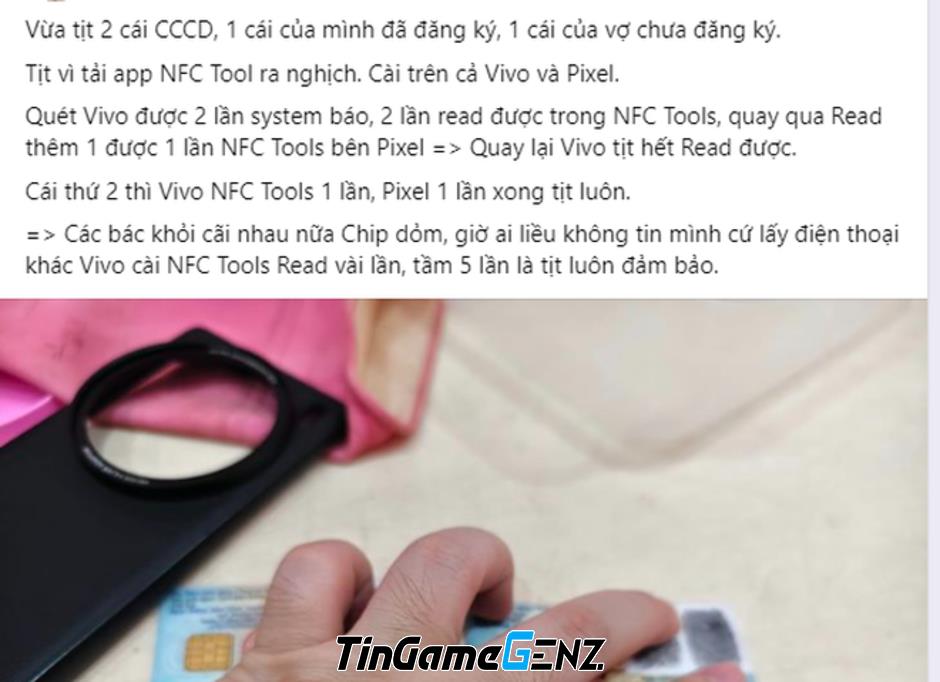 Mẫu điện thoại Trung Quốc giống iPhone 15 Pro Max bị nghi gây hỏng chip trong căn cước công dân