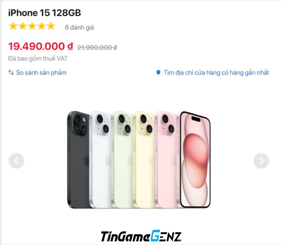 Mẫu iPhone được yêu thích nhất 2023 giảm giá sâu: Thiết kế đẹp, hiệu năng vượt trội.