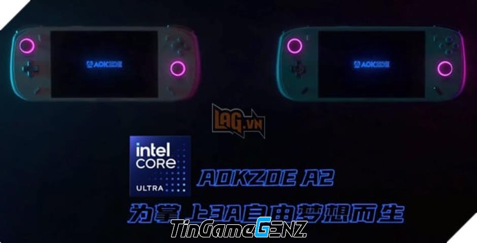 Máy Chơi Game PC Cầm Tay A2 Ultra AOKZOE với Chip Intel Ultra 7