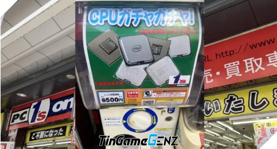 Máy Gacha CPU Intel mới ra mắt tại Nhật Bản