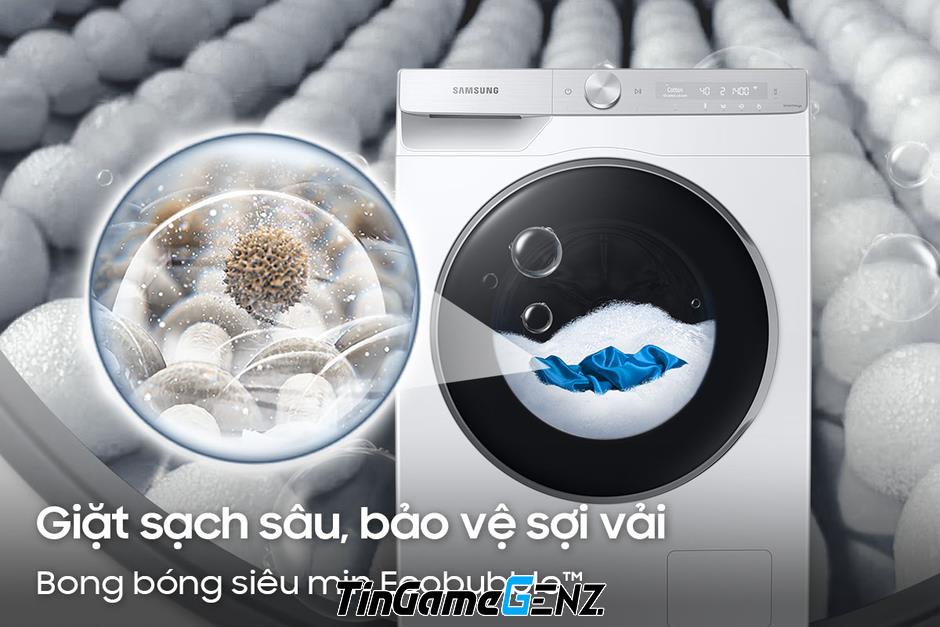 Máy giặt công nghệ AI - Trợ thủ đắc lực cho giặt giũ.