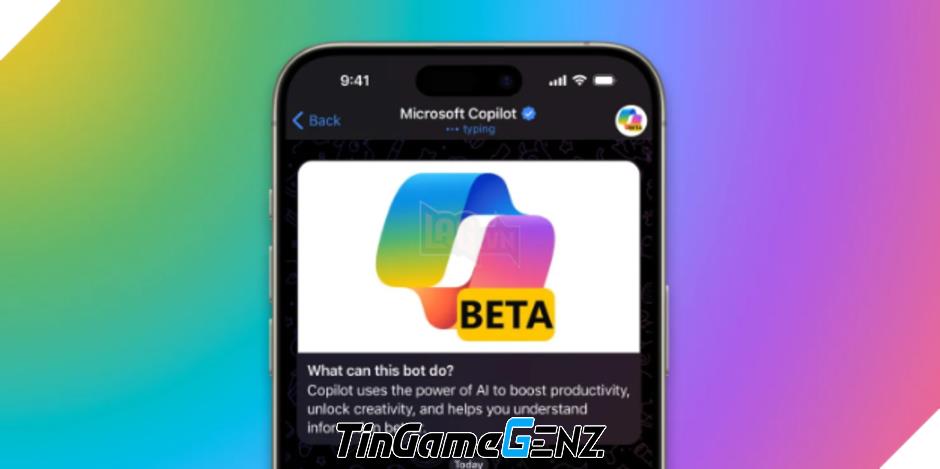 Microsoft tích hợp Bot Copilot vào ứng dụng Telegram.