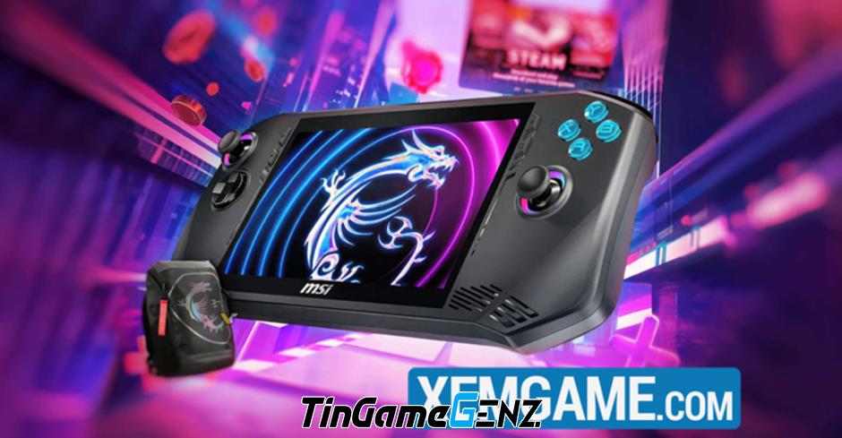 MSI giới thiệu máy chơi game cầm tay mới mang tên MSI CLAW