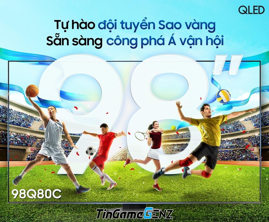 Nâng cao trải nghiệm xem thể thao trên TV Samsung cho người hâm mộ Việt.