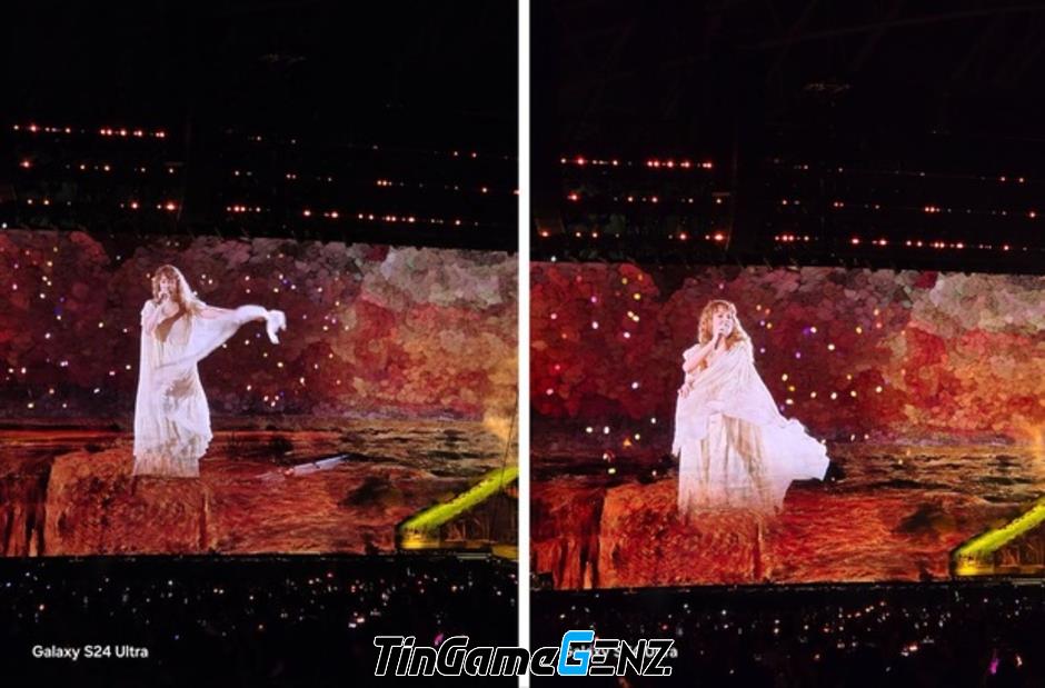 Ngắm Taylor Swift tại Eras Tour với Galaxy S24 Ultra