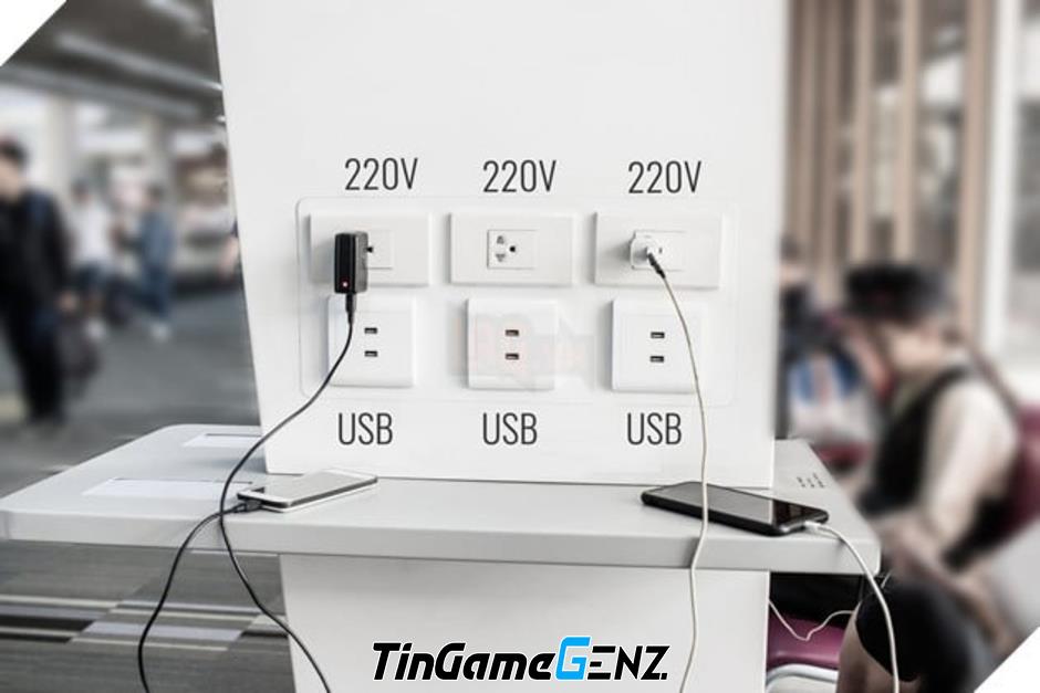 Nguy cơ khi sạc điện thoại bằng cổng USB ở nơi công cộng