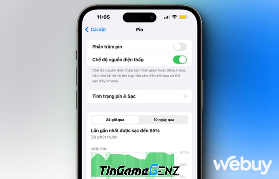 Nguyên nhân và biện pháp khắc phục iPhone hao pin qua đêm