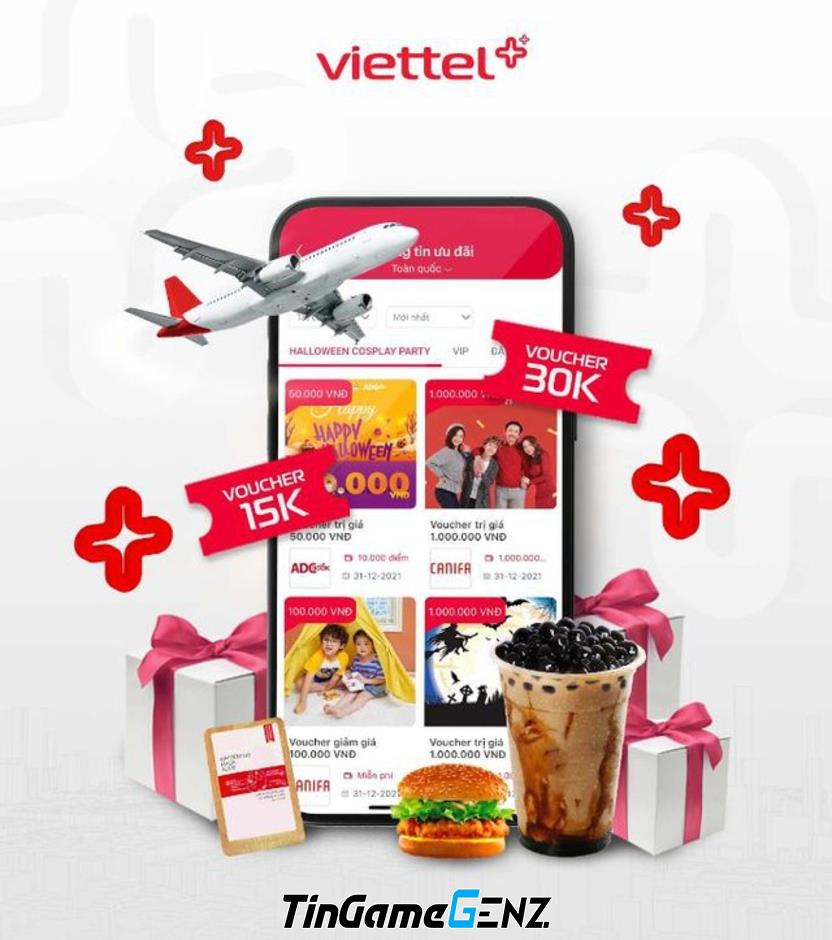 Nhận ngay voucher “đậm đà” mừng Viettel++ tròn 5 tuổi khi tích điểm.