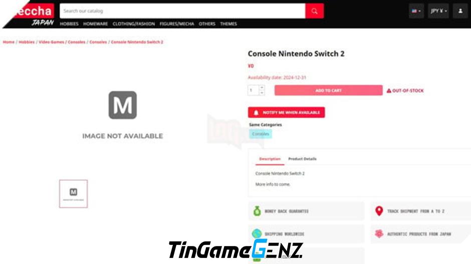 Nintendo công bố thời điểm ra mắt Nintendo Switch 2