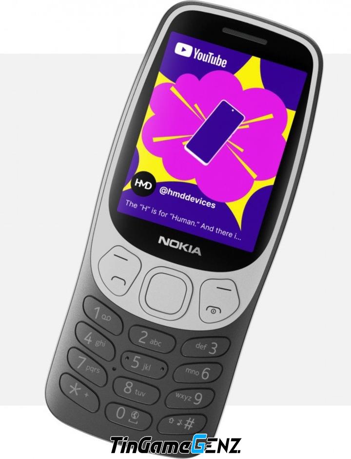 Nokia 3210 2024 ra mắt với thiết kế mới, giá 2,4 triệu đồng