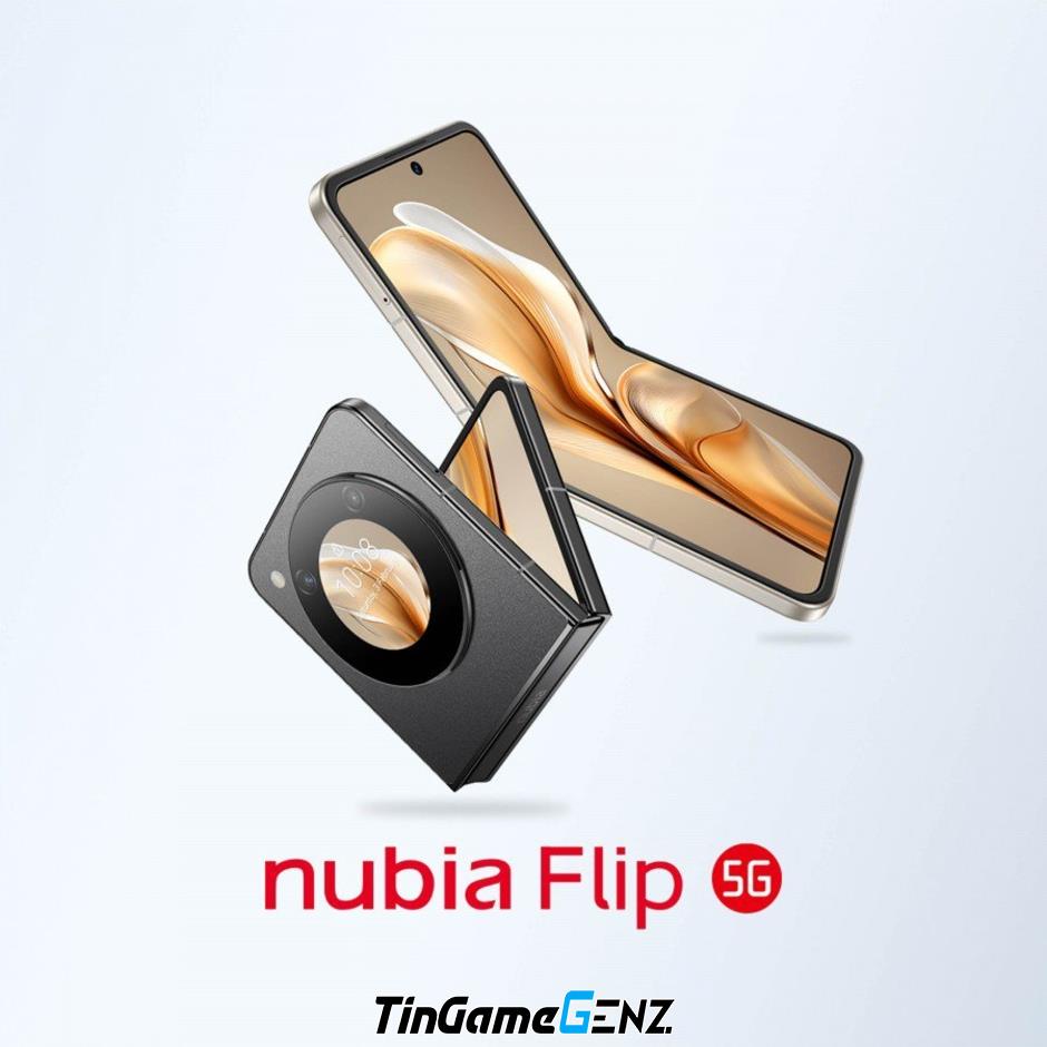 Nubia Flip 5G: Smartphone màn hình gập độc đáo ra mắt