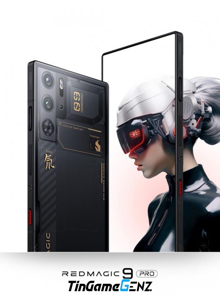 Nubia Red Magic 9 Pro: Thiết kế bá đạo của siêu phẩm chơi game.