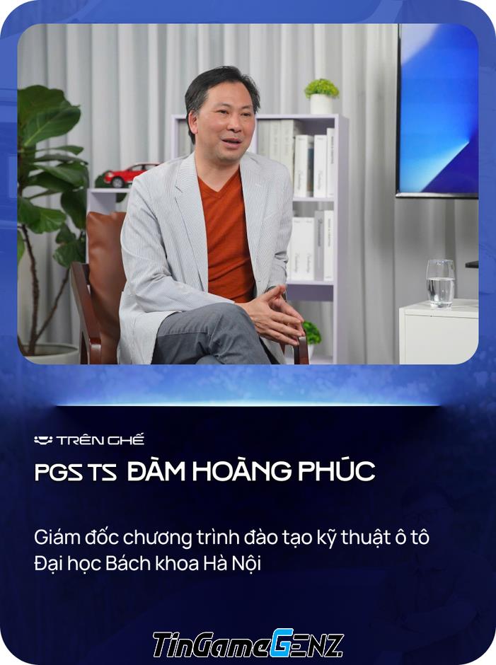 "PGS.TS Đàm Hoàng Phúc: Tương Lai Ô Tô - Chip và RAM Quan Trọng Hơn Số Xi-Lanh và Dung Tích"