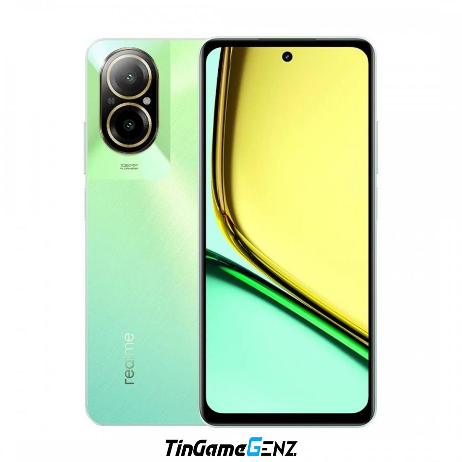 Ra mắt Realme C67 4G: Ngoại hình đẹp, camera 108MP