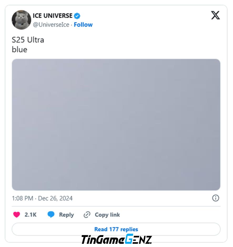 "Rò Rỉ Hình Ảnh Galaxy S25 Ultra Màu Xanh Dương: Tranh Cãi XOáy Xung Quanh Thiết Kế Mới!"