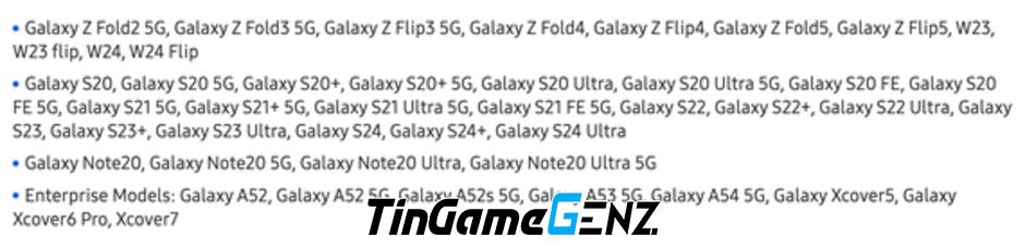 Samsung cập nhật tháng 3 cho hàng triệu người dùng Galaxy