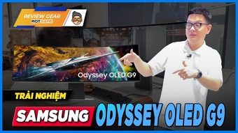 Samsung Odyssey OLED G9: Màn hình gaming tuyệt vời cho trải nghiệm đỉnh cao.