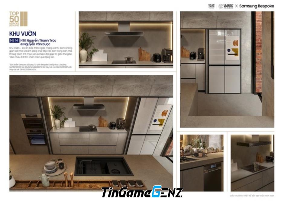 Samsung tài trợ 600 triệu cho giải thiết kế Bếp đẹp Bespoke Be Home 2024
