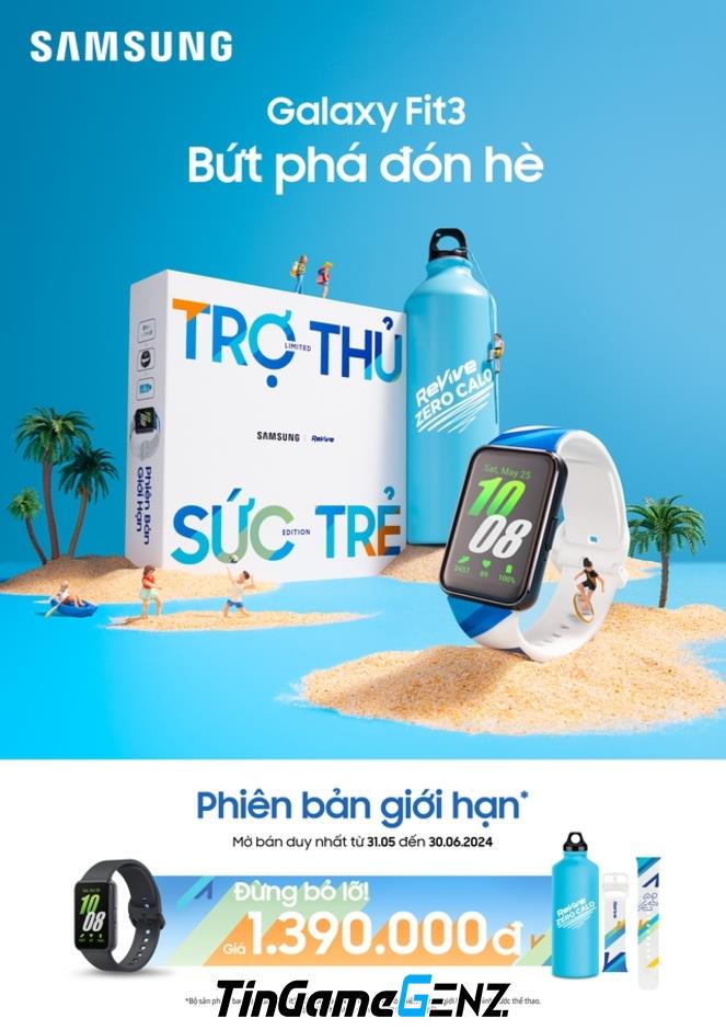 Săn bộ đôi Galaxy Fit3 x Revive phiên bản giới hạn “nóng hơn cả mùa hè”