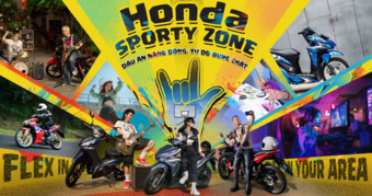 Sân chơi năng động Honda Sporty Zone dành cho giới trẻ sắp ra mắt