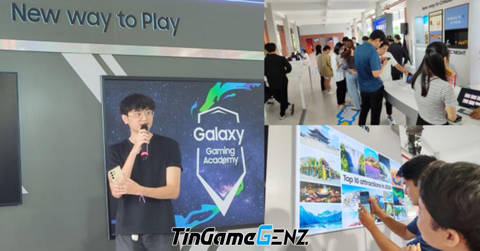 Sinh viên học cách sử dụng Galaxy AI tại Galaxy Campus Tour 2024