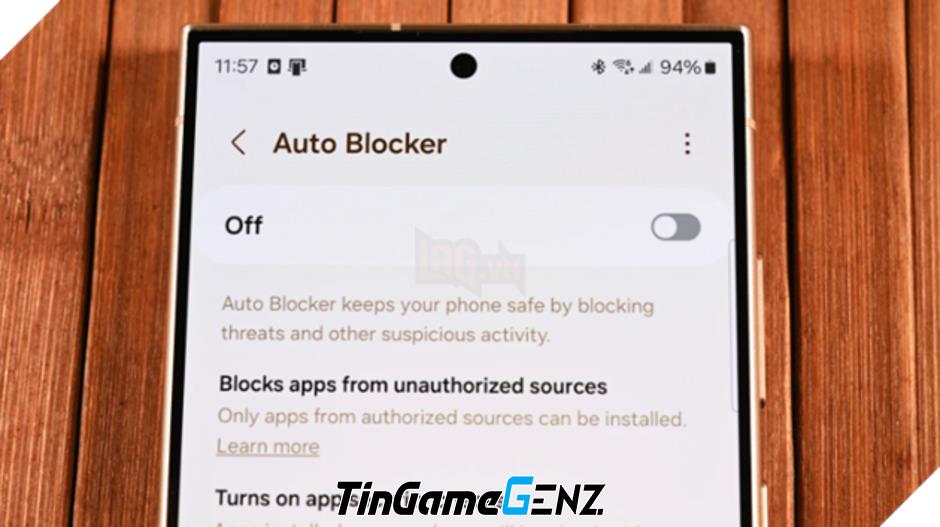 Smartphone Samsung Mới: Tự Động Chặn Ứng Dụng Không Rõ Nguồn Gốc