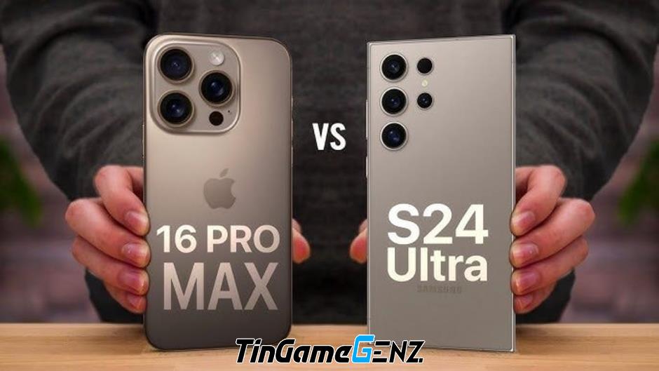 So sánh Thời Lượng Pin iPhone 16 Pro Max và Galaxy S24 Ultra: Samsung Bất Ngờ Vượt Trội!