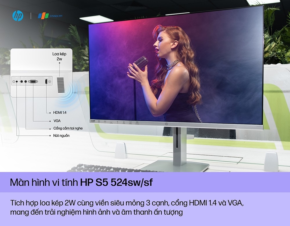 Tại Sao Màn Hình Vi Tính HP Series 5 FHD 23,8 Inch Là Lựa Chọn Hoàn Hảo Cho Nhân Viên Văn Phòng?