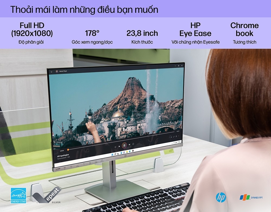 Tại Sao Màn Hình Vi Tính HP Series 5 FHD 23,8 Inch Là Lựa Chọn Hoàn Hảo Cho Nhân Viên Văn Phòng?