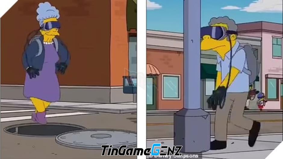 The Simpsons tiên đoán đúng về Apple Vision Pro