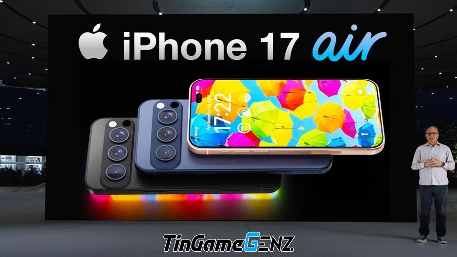 "Thông tin bất ngờ về độ dày và giá bán của iPhone 17 Air: Điều gì đang chờ đón game thủ?"