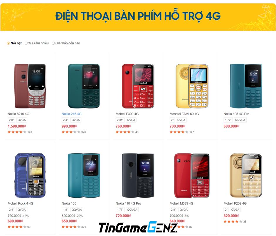 Thu cũ máy 2G đổi mới smartphone 4G tại Thế Giới Di Động