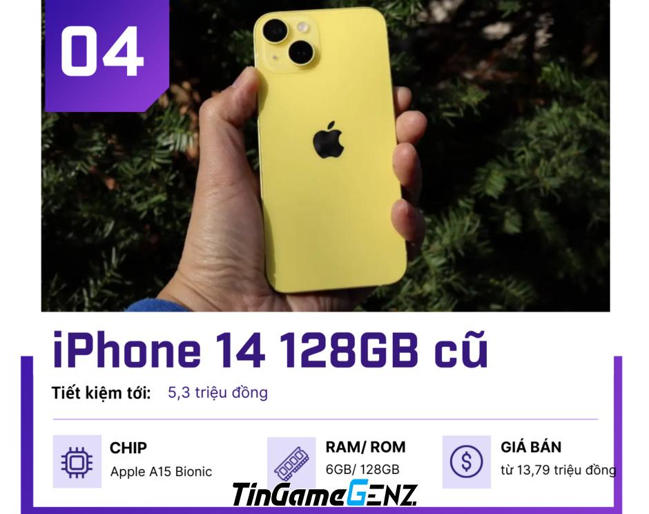 Top 4 iPhone cũ giá dưới 16 triệu có camera chụp ảnh xuất sắc